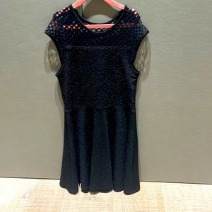 Girls black party dress size 12